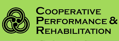 Green and black logo of Cooperative Performance and Rehabilitation.